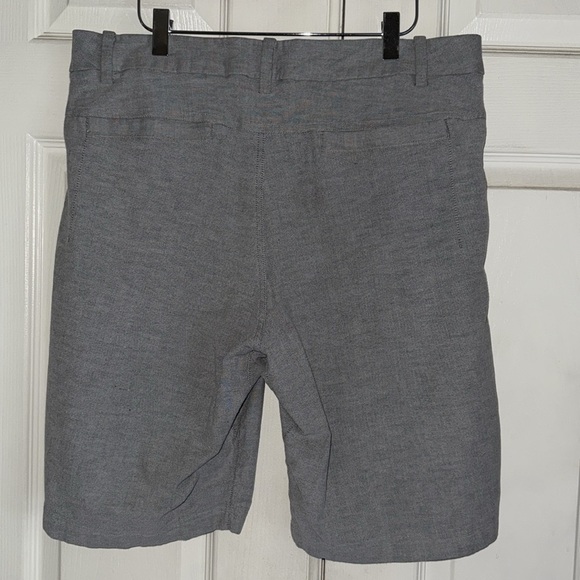 Lululemon Gray Flat Front Chino Shorts - Picture 2 of 6